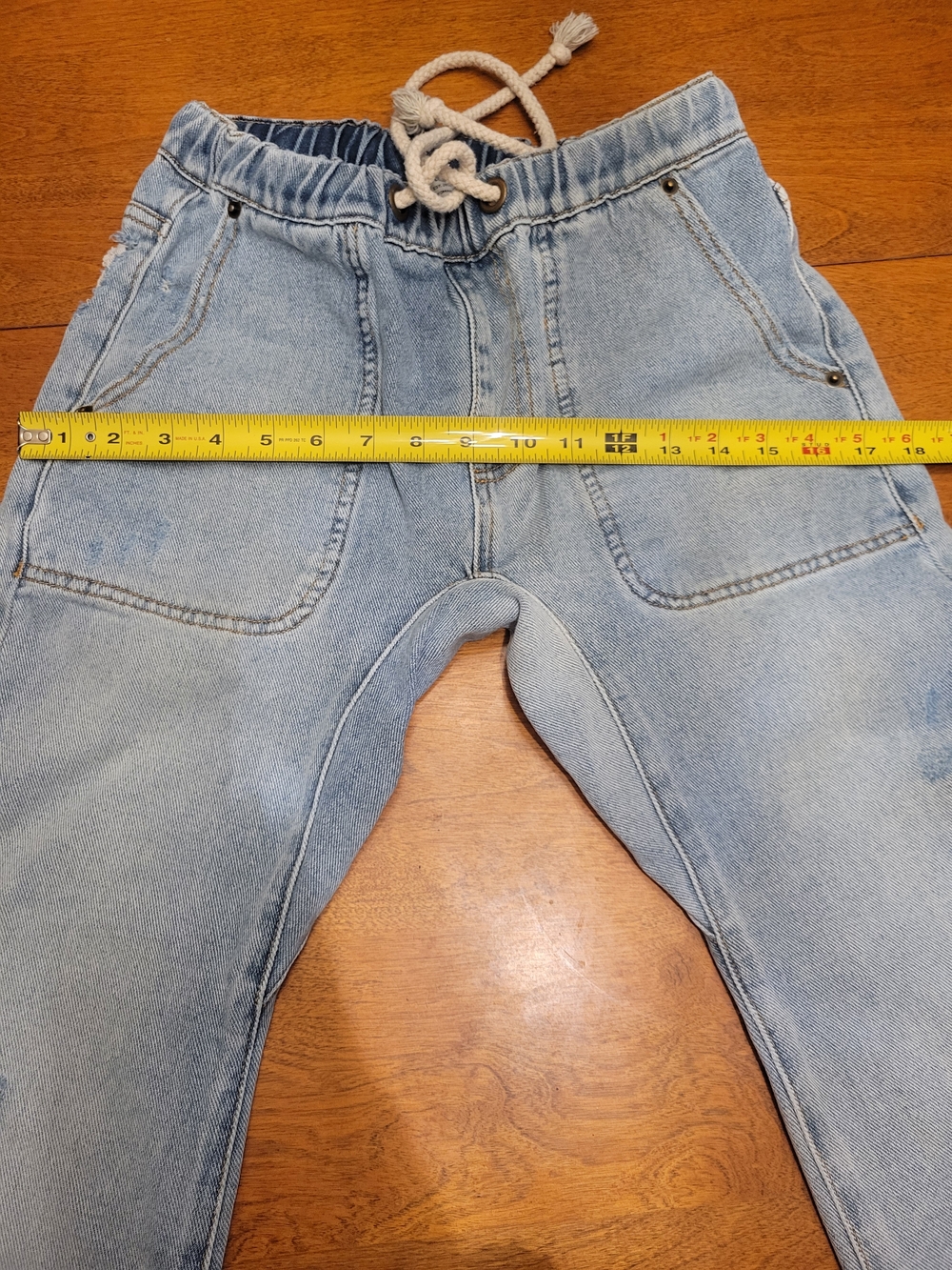One Teaspoon Light Blue Drawstring Jeans - Picture 10 of 14